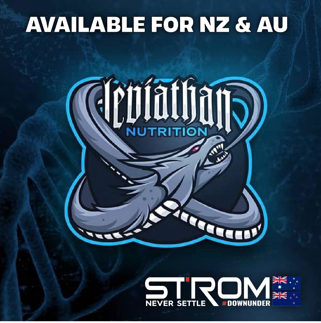 Leviathan Nutrition Supplements now available for New Zealand & Australia! - Strom Sports New Zealand