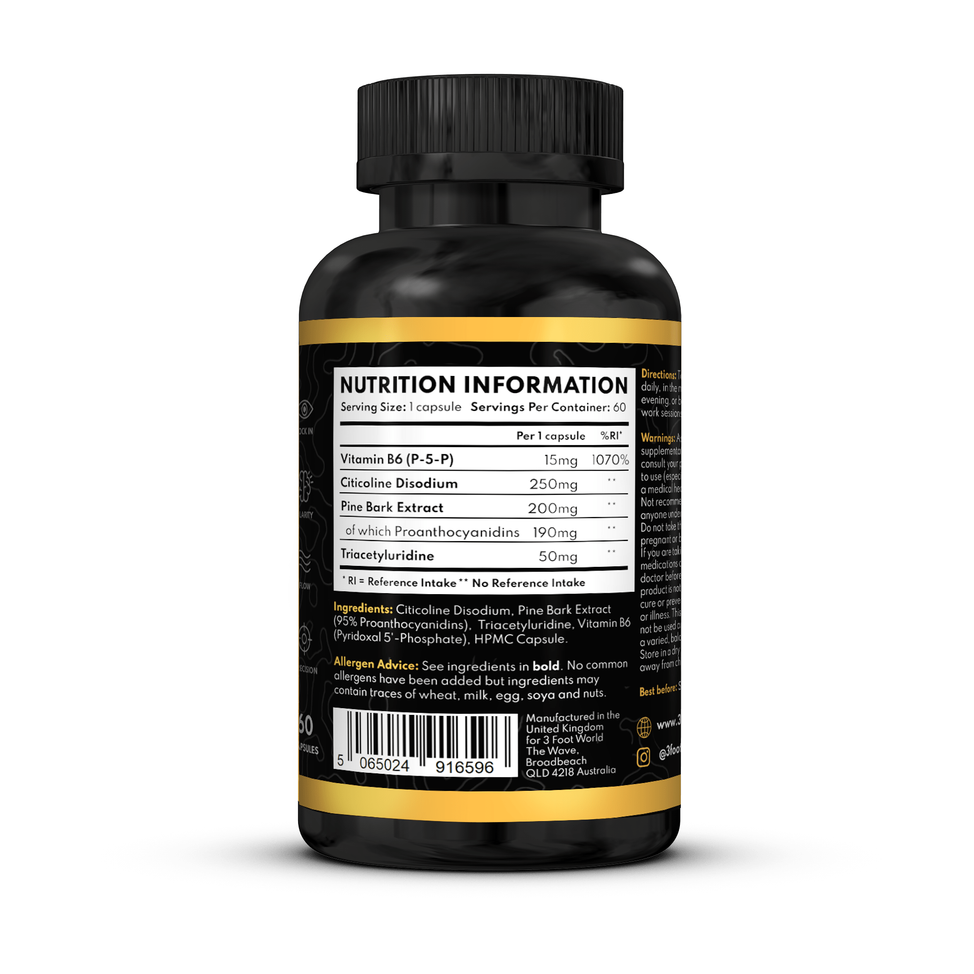 3 Foot World // Focus Nootropic - Nootropic - Strom Sports New Zealand