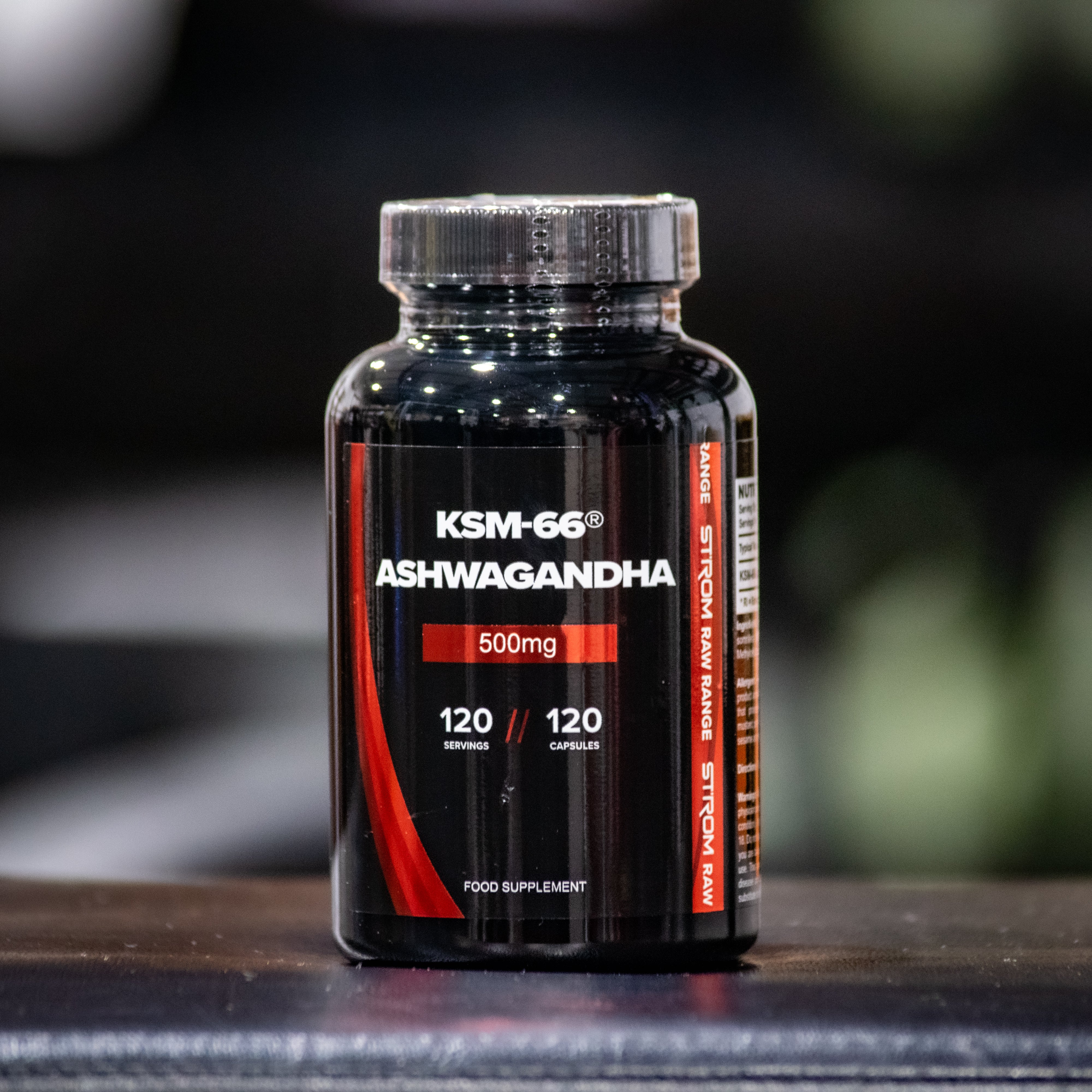 KSM-66 Ashwagandha 500mg dose for stress and testosterone |Strom Supplements NZ