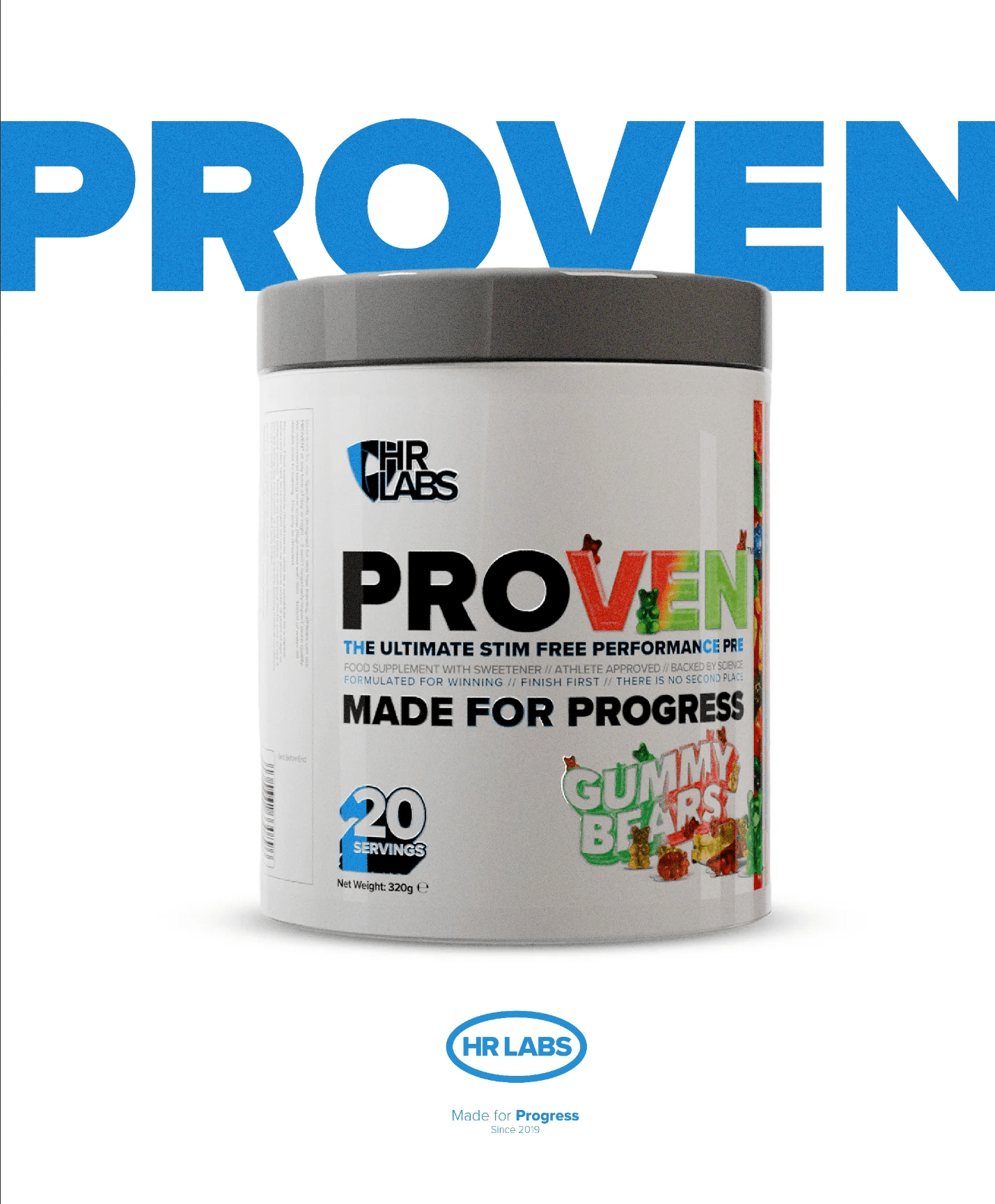 HR Labs Proven: Stimulant-Free Pre-Workout for Cross-Sport Performance - Strom Sports New Zealand