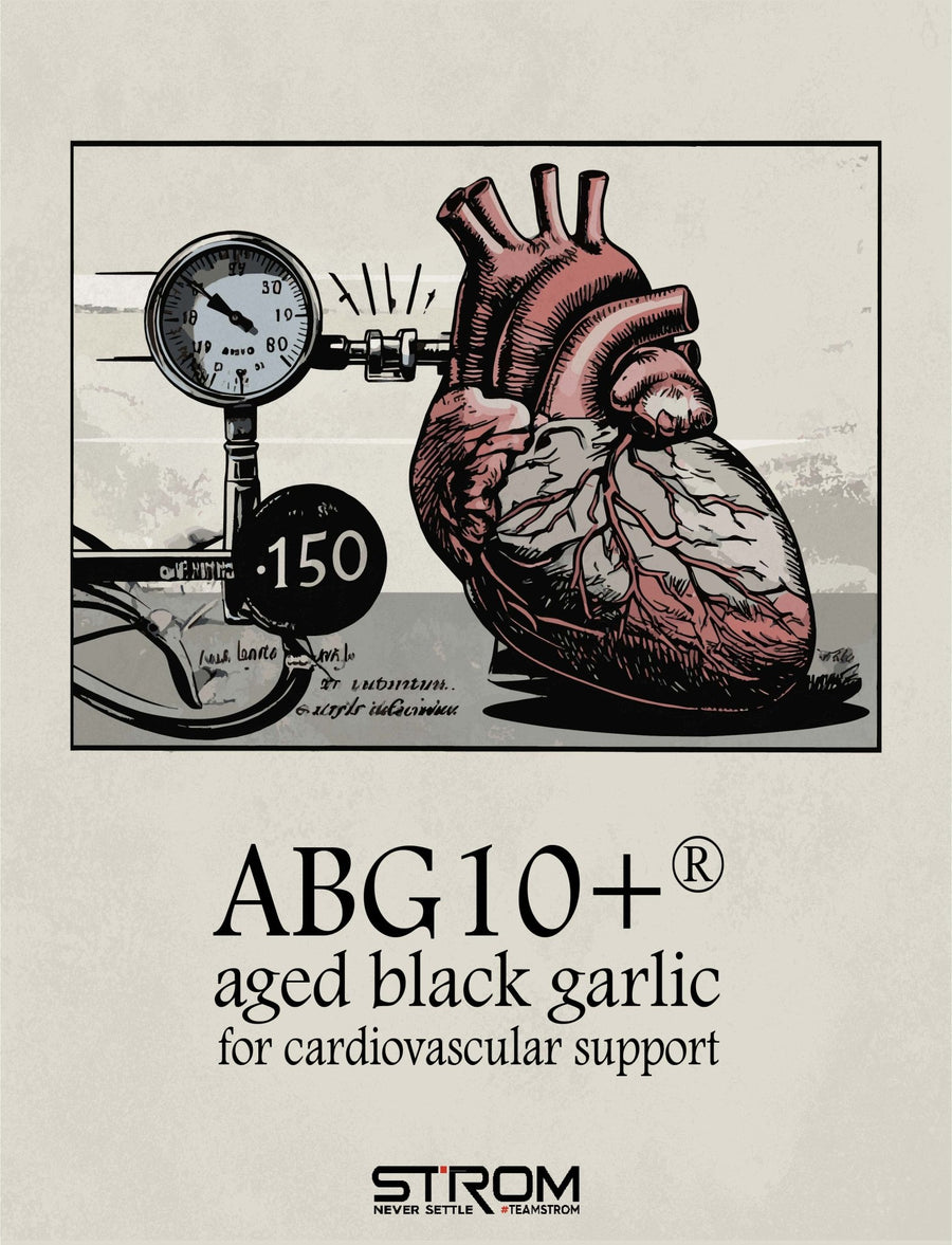 ABG10+® Aged Black Garlic – Natural Blood Pressure Support | Strom NZ ...