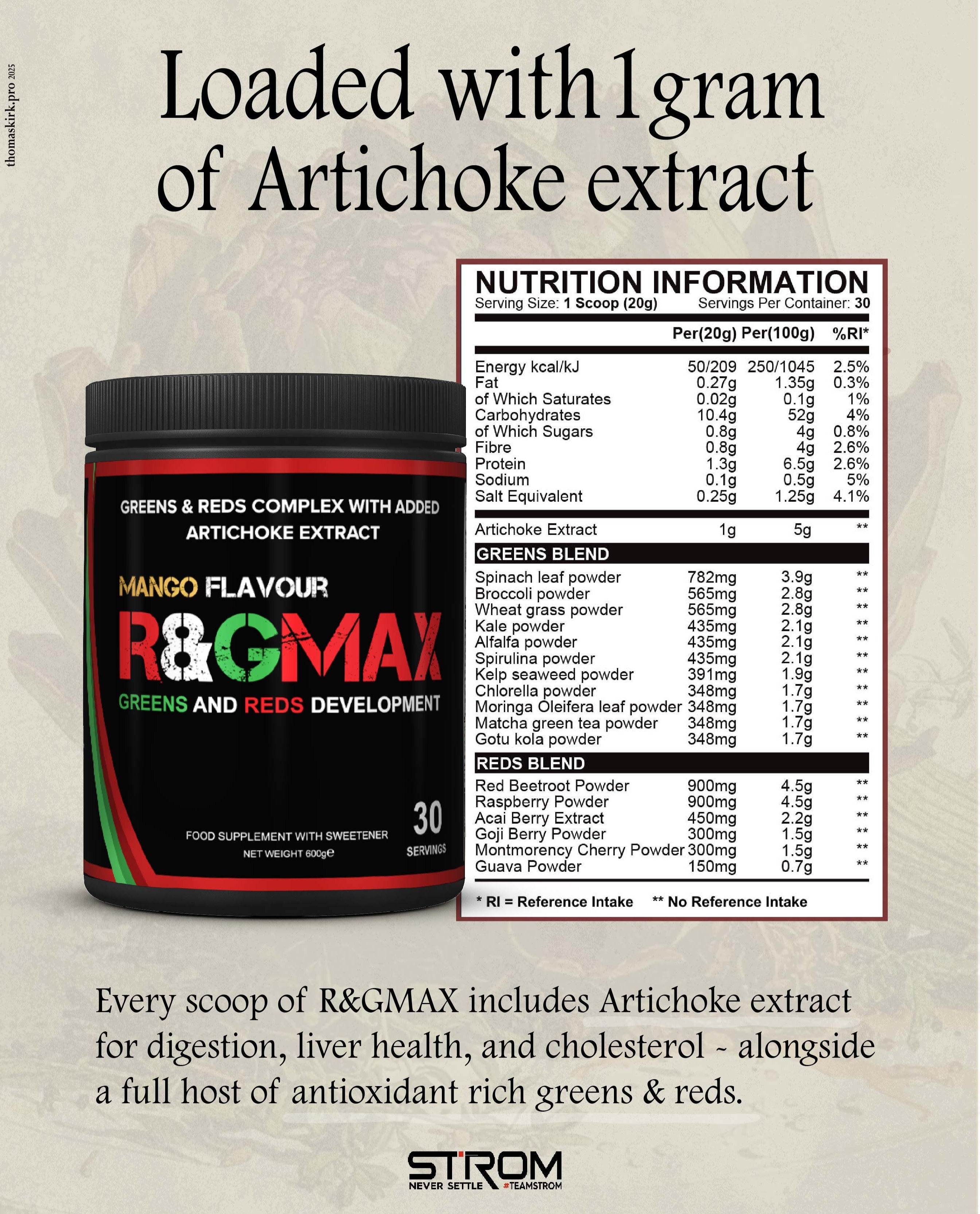 Artichoke blog image for blog post | Strom Supplements NZ