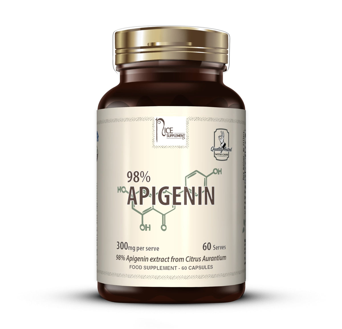 Apigenin 98% // Anti - aging, Sleep Support &amp; Muscle Builder - Muscle Builder - Strom Sports Nutrition