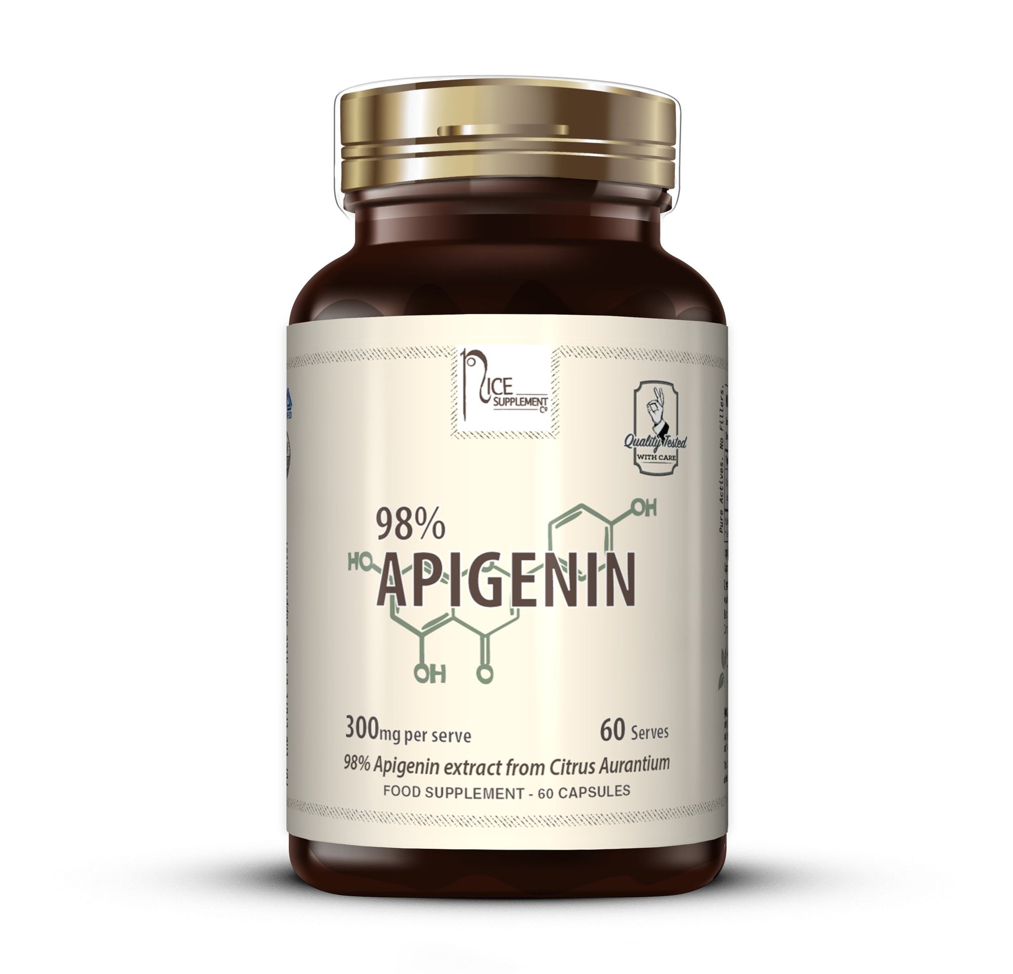 Apigenin 98% // Anti - aging, Sleep Support & Muscle Builder - Muscle Builder - Strom Sports Nutrition