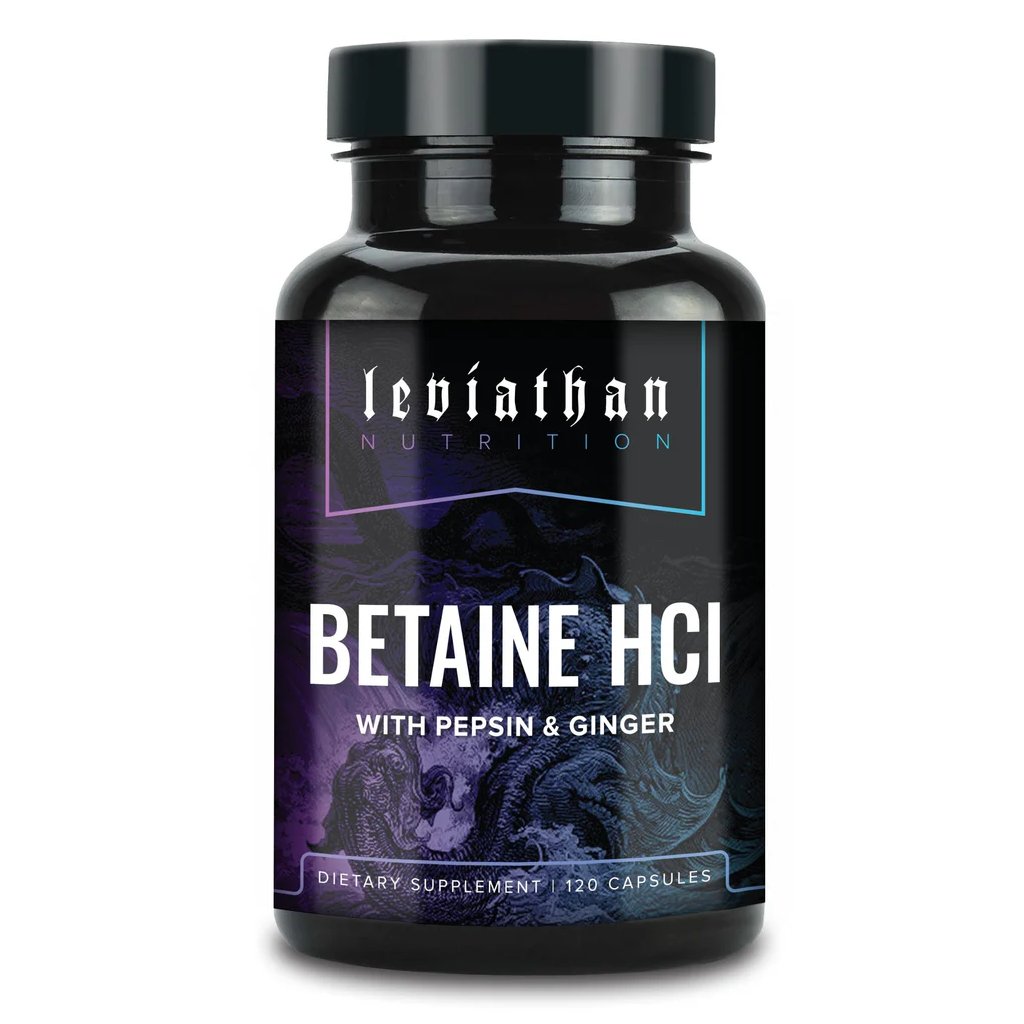 Betaine HCL // w/ Ginger & Pepsin - Essentials - Strom Sports Nutrition