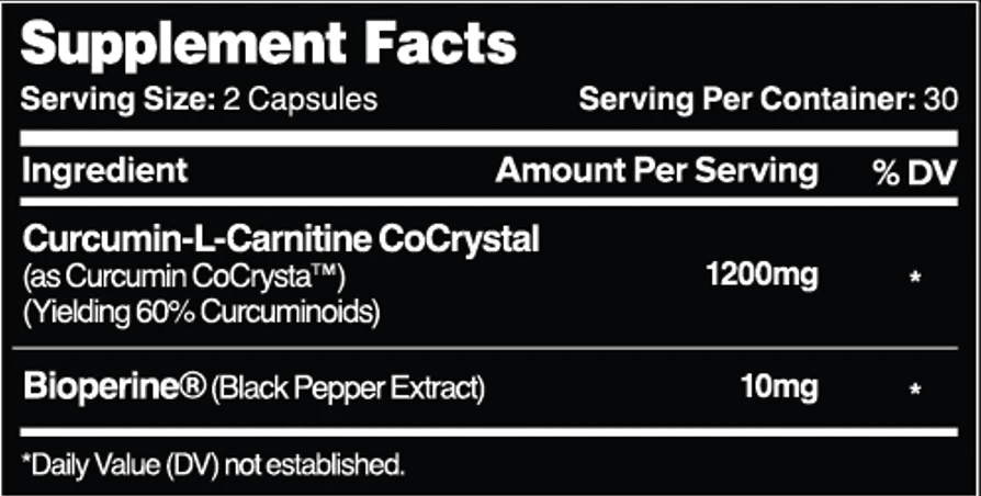 Co - crystal® Curcumin with BioPerine® - Strom Sports New Zealand
