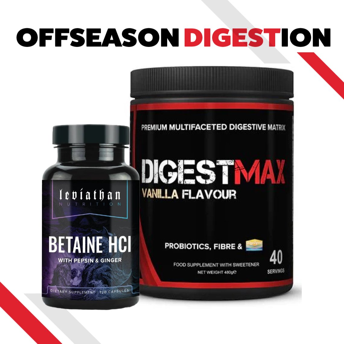 DigestMAX + Betaine HCL // Off Season Digestion Bundle - Essentials - Strom Sports Nutrition