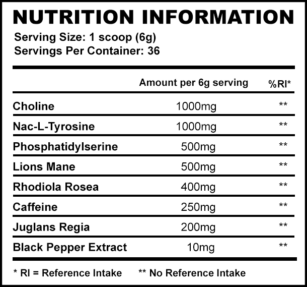 FocusMAX // Stim Nootropic - Nootropic - Strom Sports Nutrition