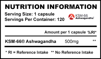 KSM - 66 Ashwagandha // Stress Support - Nootropic - Strom Sports New Zealand