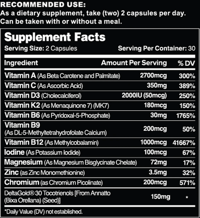 Leviathan Multivitamin - vitamin - Strom Sports New Zealand