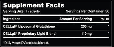 Liposomal Glutathione By Leviathan Nutrition - Essentials - Strom Sports New Zealand