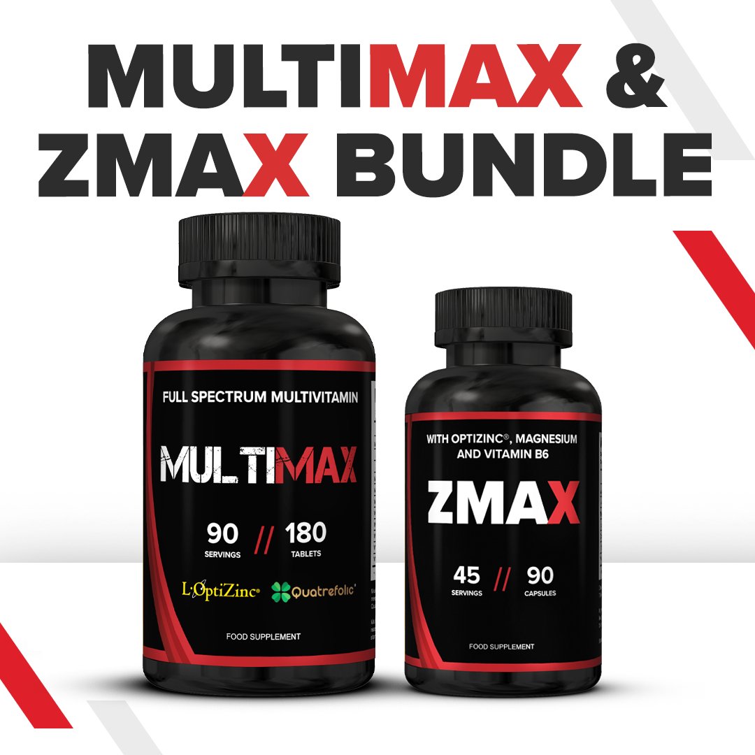 MultiMAX + ZMAX Bundle // Multivitamin & Mineral Stack - Essentials - Strom Sports Nutrition