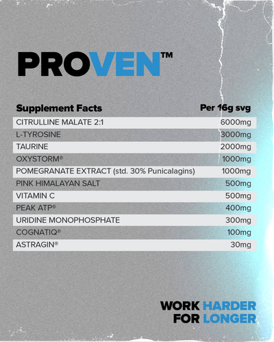 Proven // Stim Free Performance Pre - Pre Workout - Strom Sports New Zealand