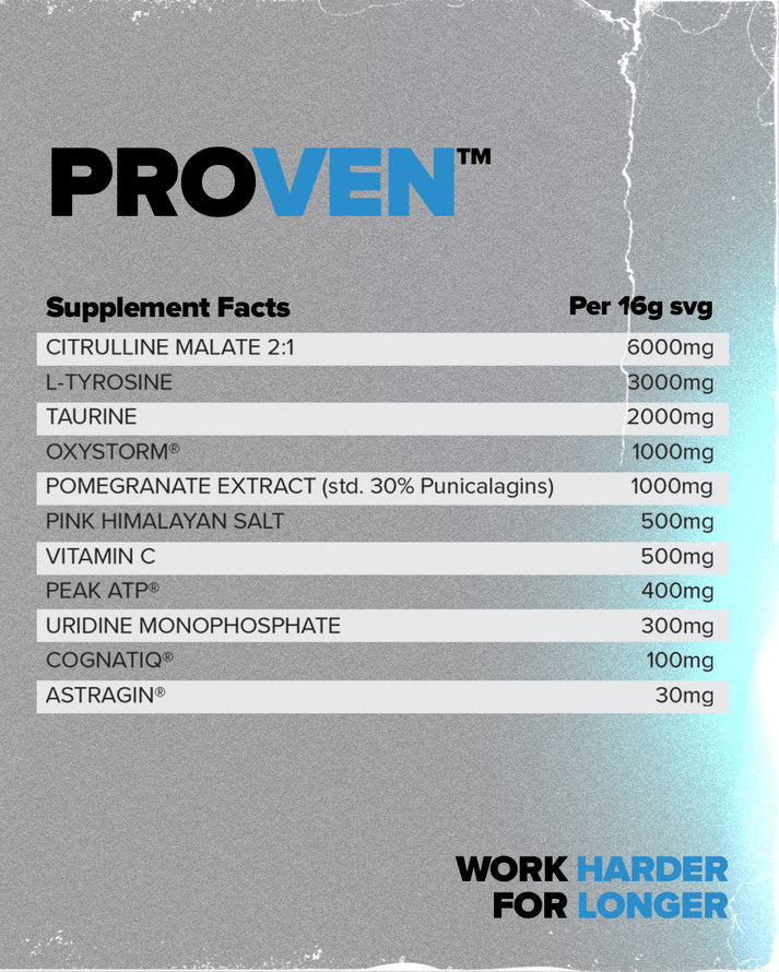 Proven // Stim Free Performance Pre - Pre Workout - Strom Sports New Zealand