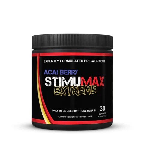 StimuMAX EXTREME // High Stim Pre - Pre Workout - Strom Sports Nutrition