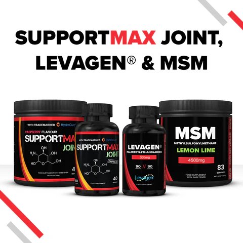 SupportMAX Joint + Levagen® + MSM // Recovery and Anti - Inflammation Bundle - Joint Support - Strom Sports Nutrition