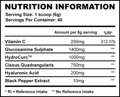 SupportMAX Joint (Powder) // Anti - inflammatory, Tendons & Cartilage - Strom Sports New Zealand