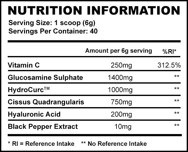 SupportMAX Joint (Powder) // Anti - inflammatory, Tendons & Cartilage - Strom Sports New Zealand