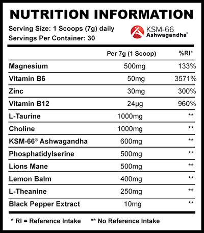 SupportMAX Neuro - PM // Sleep Aid - Nootropic - Strom Sports New Zealand