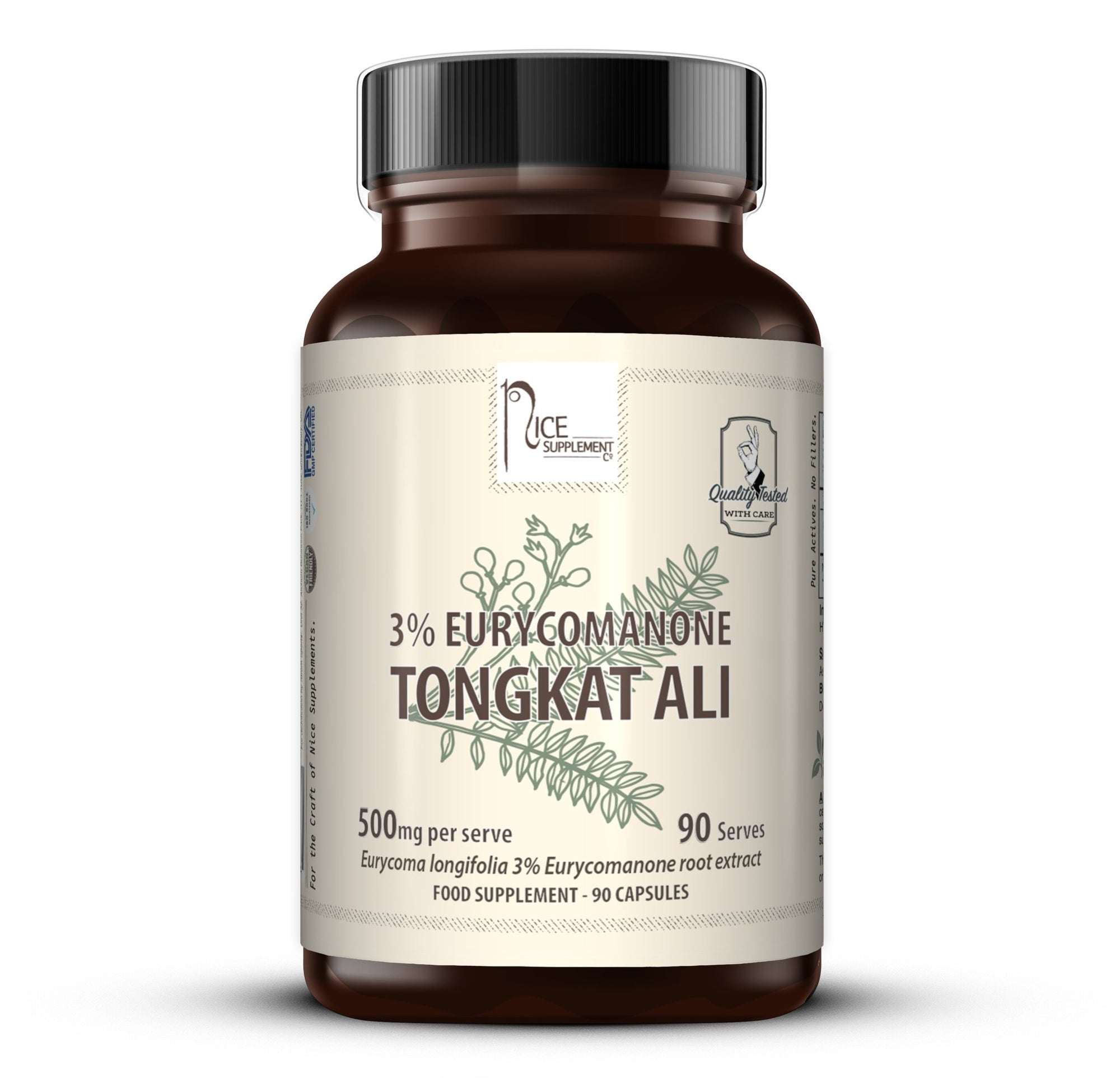 Tongkat Ali 3% Eurycomanone // Testosterone Support - Hormone Support - Strom Sports Nutrition