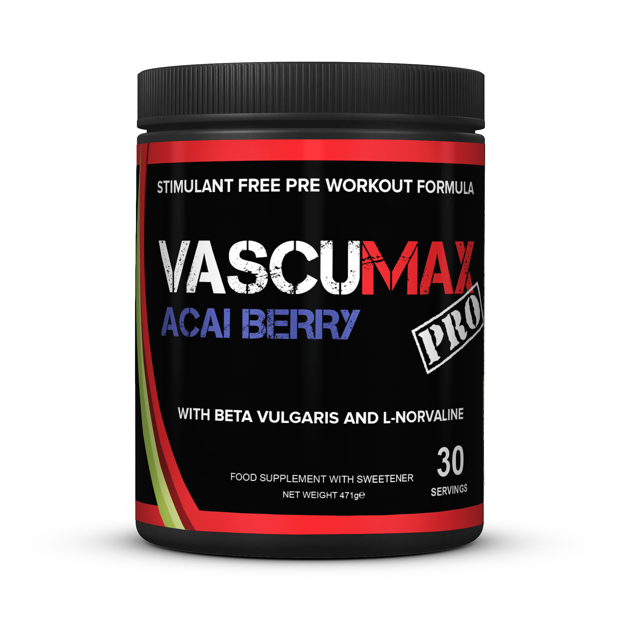 VascuMAX // Non - Stim Pump Pre - Pre Workout - Strom Sports New Zealand