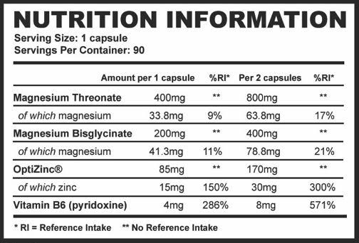ZMAX // Sleep & Mineral Support (Zinc, Magnesium, B6) - Essentials - Strom Sports New Zealand