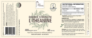 L-Theanine // Nootropic for Calm Focus -  Full Label - Strom Sports Nutrition
