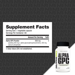 Alpha GPC // Nootropic Choline Donor - Pre Workout - Strom Sports Nutrition