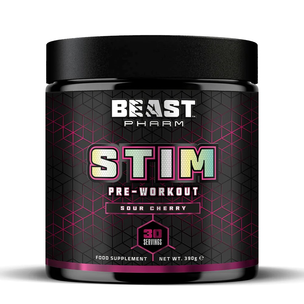 Eddie Hall's Beast Pharm STIM Preworkout Supplement Strom Sports