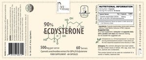 Ecdysterone 90% // Non-hormonal Muscle Builder - Muscle Builder - Strom Sports Nutrition