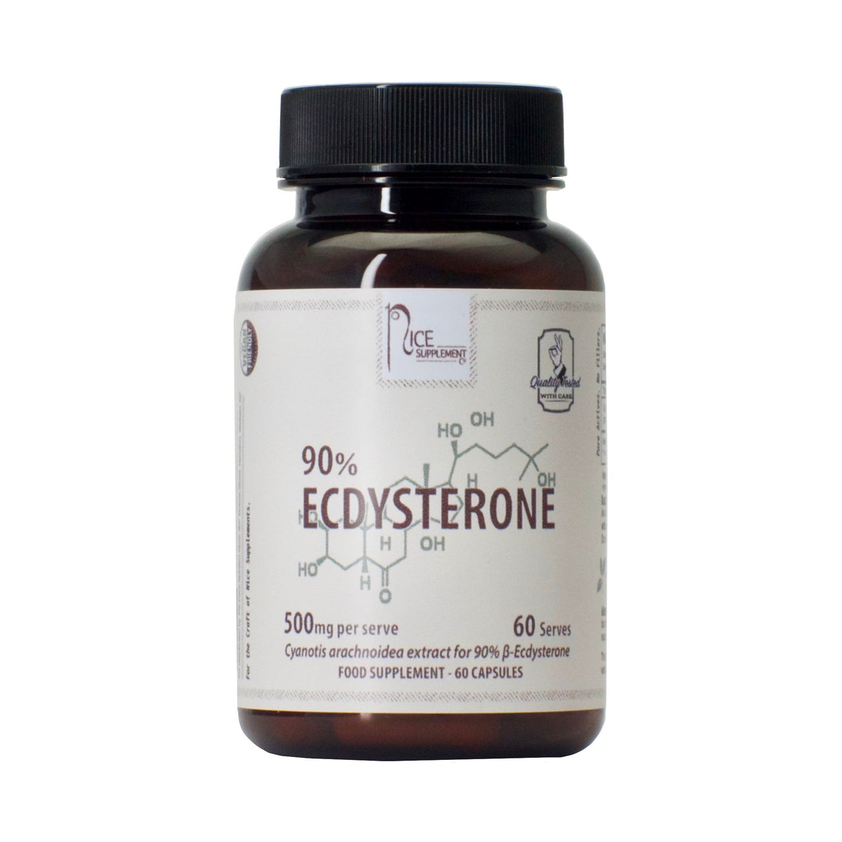 Ecdysterone 90% // Non-hormonal Muscle Builder - Muscle Builder - Strom Sports Nutrition