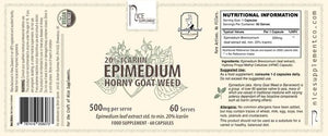 Epimedium Horny Goat Weed // Testosterone & Blood Flow Support - Hormone Support - Strom Sports Nutrition