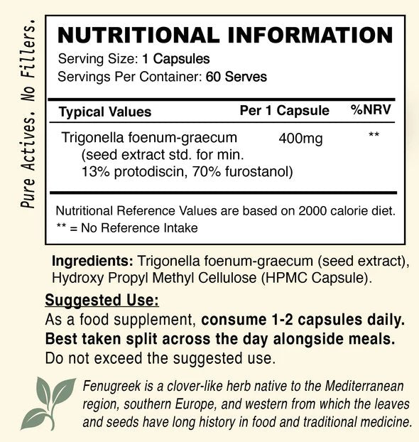 Fenugreek // Testosterone & Insulin Support - Hormone Support - Strom Sports Nutrition