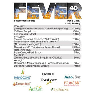 Fever40 // High-Stim Fat Burner - Fat Burner - Strom Sports Nutrition