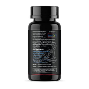 K2+D3 MAXIMUM STRENGTH // 30 Capsules - Essentials - Strom Sports Nutrition