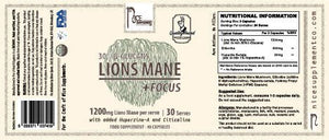 Lions Mane+ // Memory & Mental Clarity Nootropic - Nootropic - Strom Sports Nutrition