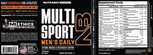 MultiSport for Men // Multivitamin + Minerals - Essentials - Strom Sports Nutrition