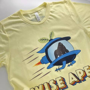 Retro Ape T-Shirt // Wise Ape Tea - Apparel - Strom Sports Nutrition