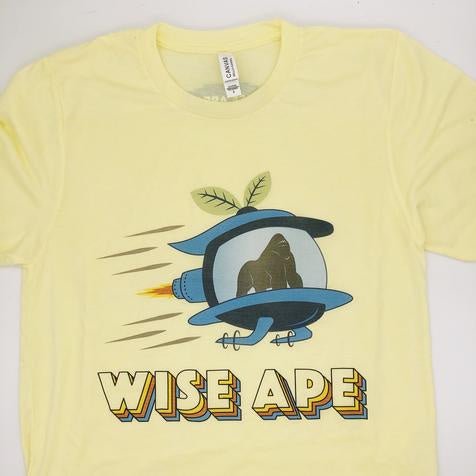 Retro Ape T-Shirt // Wise Ape Tea - Apparel - Strom Sports Nutrition