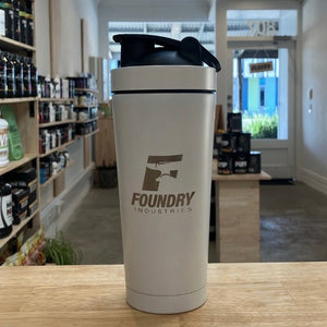 Stainless Steel Shaker // Foundry Industries - Gear - Strom Sports Nutrition