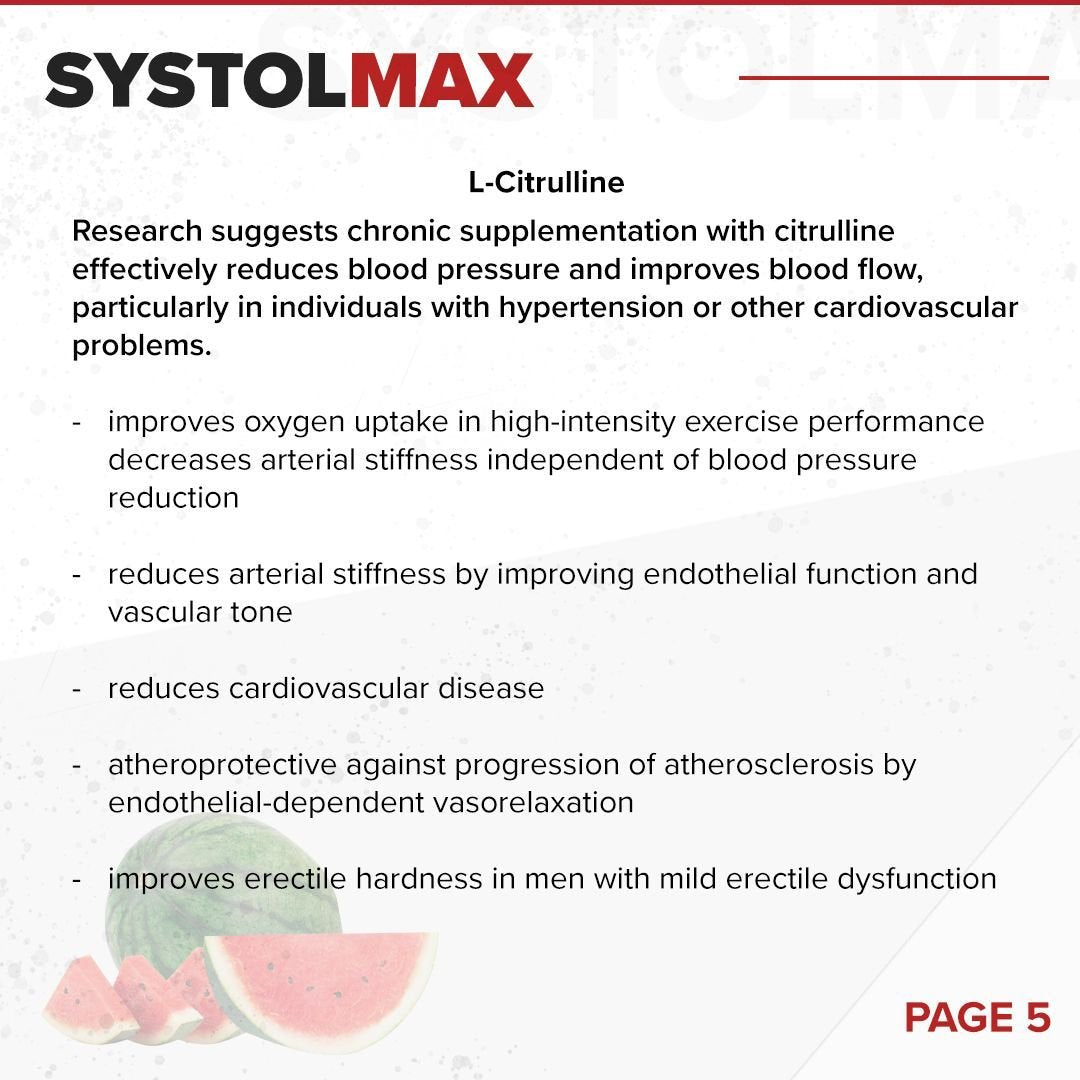 SystolMAX // Blood Pressure Support - Essentials - Strom Sports Nutrition