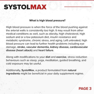 SystolMAX // Blood Pressure Support - Essentials - Strom Sports Nutrition