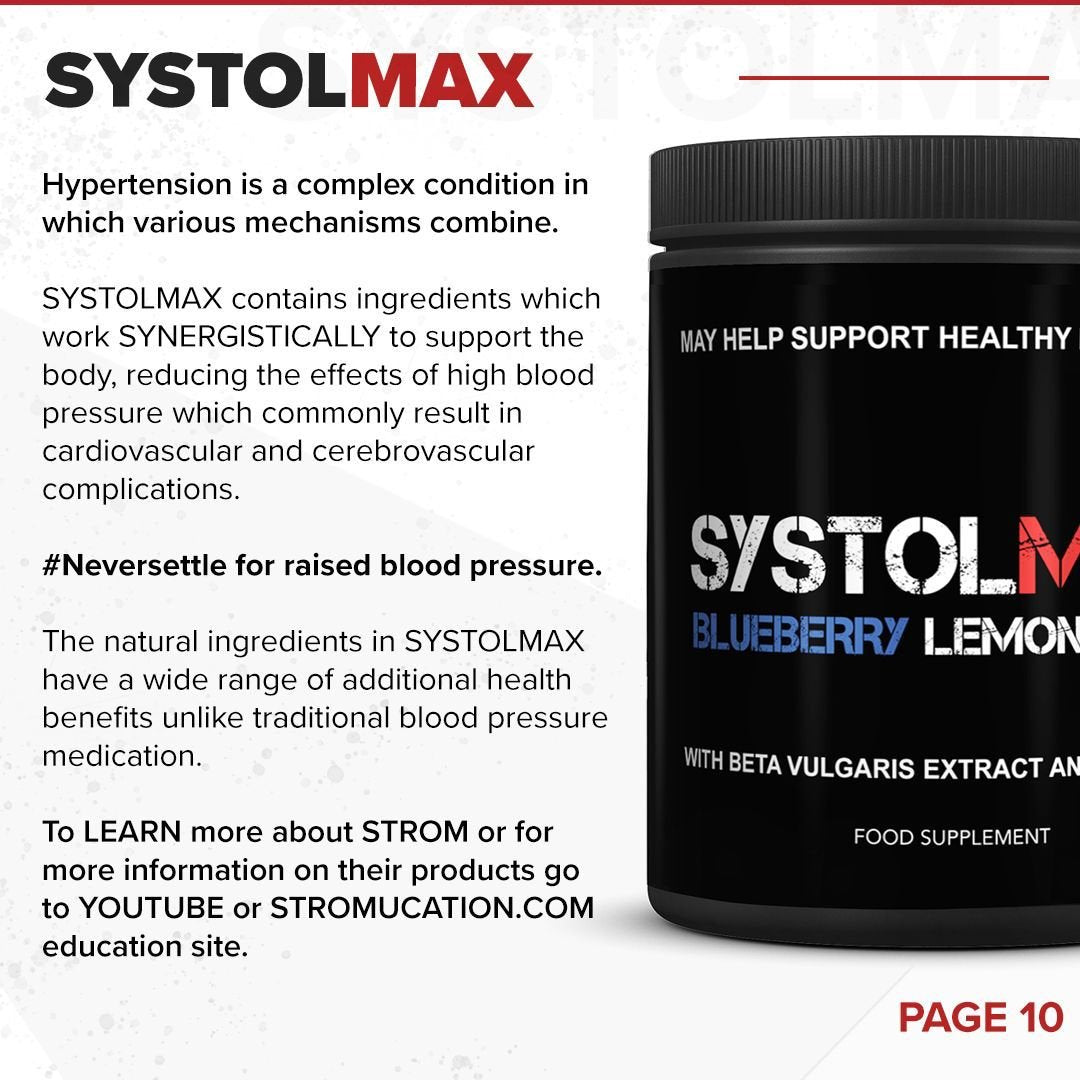 SystolMAX // Blood Pressure Support - Essentials - Strom Sports Nutrition