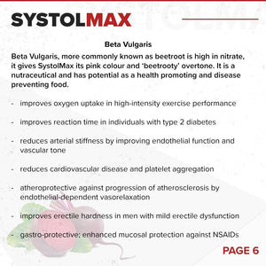 SystolMAX // Blood Pressure Support - Essentials - Strom Sports Nutrition